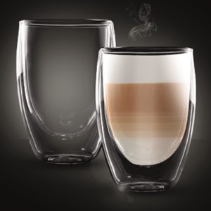 סט 2 כוסות דאבל דופן כפולה 350 מ"ל LATTE COLOMBIA LIMITED EDITION