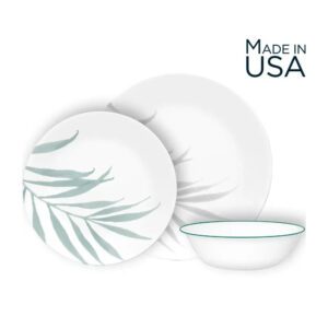 סט צלחות 12 חלקים , Solar Print , קורנינג CORELLE