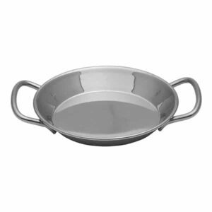 מחבת מיני 2 ידיות נירוסטה להגשה 15X3 ס”מ CutterPeeler