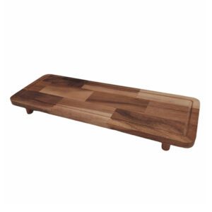 פלטה הגשה עץ עם רגליים 55X20X5 ס"מ CutterPeeler