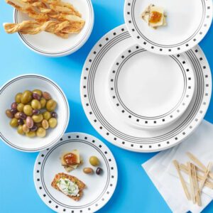 סט צלחות 24 חלקים , City Block , קורנינג CORELLE