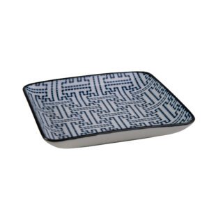 צלחת מרובעת דגם מייסן PATCH WORK 12*12 מבית ARCOSTEEL