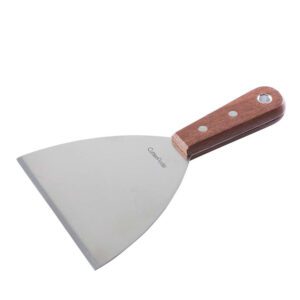 שפכטל לגריל נירוסטה ידית עץ 12 ס"מ CutterPeeler