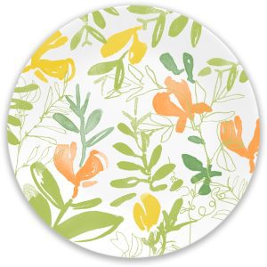 צלחת מנה ראשונה 21.5 ס"מ דגם Contemporary Fruit 103 קורנינג CORELLE