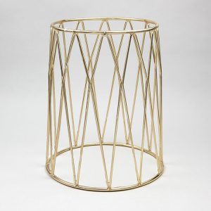 סטנד עגול קוני זהב גובה 30 ס”מ