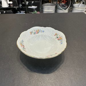 קערית לפתניה לסלטים 12 ס״מ פורצלן צ׳כי – פרחוני דגם 3011 עיטור פס זהב Thun