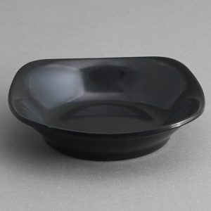 צלוחית רבועית 15X3.5 מלמין שחור