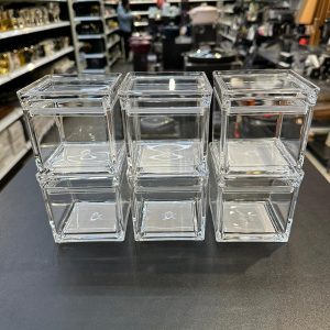 סט 6 קופסאות אקרילי 300 מ”ל - דגם CRISTAL