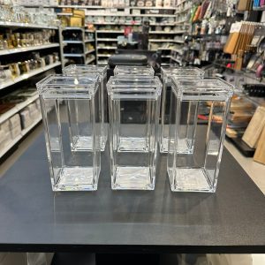 סט 6 קופסאות אקרילי 900 מ”ל - דגם CRISTAL