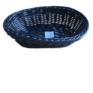 סלסלה קש ללחם שחור אובלית 24X15 ס"מ