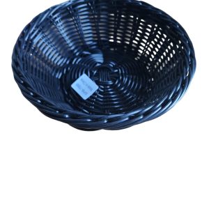 סלסלה קש ללחם שחור שחור 21 ס"מ