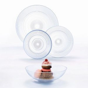 סט צלחות 18 חלקים - זכוכית דגם לואיזון Arcoroc