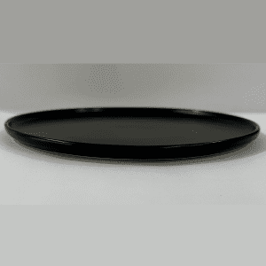 צלחת הגשה - אוקיינס שף פורצלן שחור 22 ס"מ