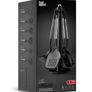 מעמד כלי ששת מסתובב 7 חלקים SILVER URBAN