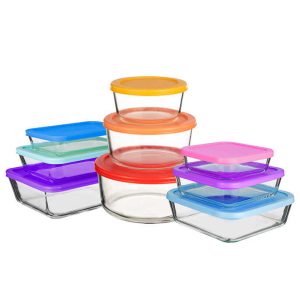 סט קופסאות אחסון זכוכית 9 חלקים COOK & STORE