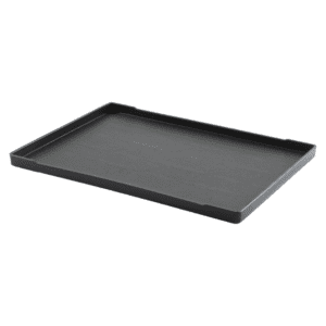 מגש מלבני פלסטיק שחור 40X29X2.2 ס"מ