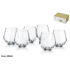 סט 6 כוס שתייה – 500 מ”ל GRUS קריסטל בוהמיה
