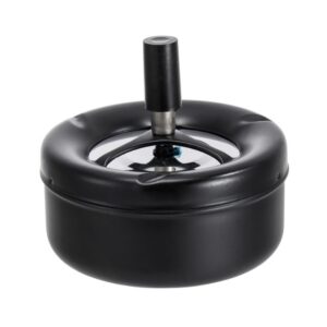 מאפרת לחיצה שחורה