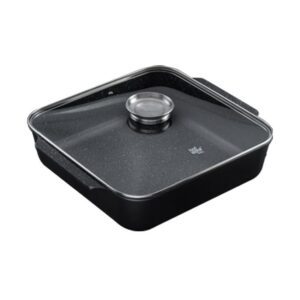 רוסטר JUMBO עם מכסה ארומטי, 35X35X9.5 ס"מ, 9.8 ליטר BLACK MARBLE