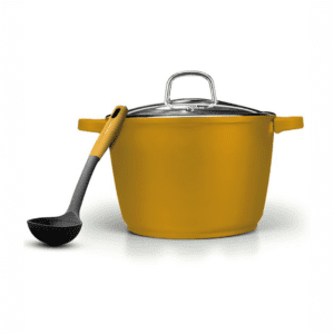 סט 3 חלקים הכולל 28 ס"מ, 10 ליטר + מצקת SOUP COLLECTION צהוב מבית Food appeal