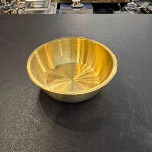 קערית נירוסטה זהב למטבלים וסלטים 10X2.5 ס״מ
