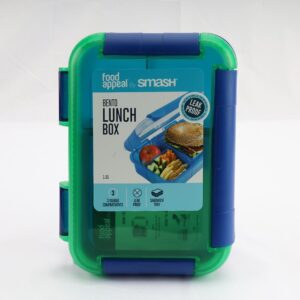 אחסונית בנטו ארוחה 1.6 ל' כחול/ירוק Smash by Food Appeal