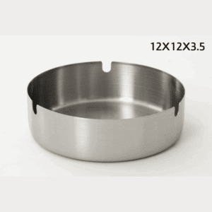מאפרה נירוסטה - 12X12X3.5 ס"מ