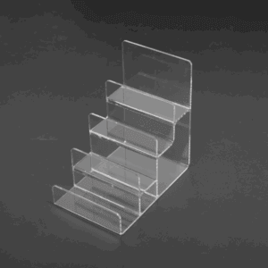 מעמד אקרילי - קומות מדורגות 15.5X10X16 ס"מ