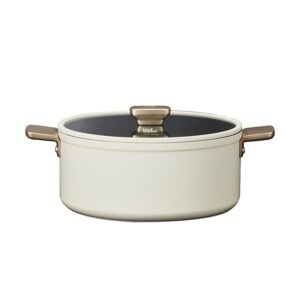 סיר 20 ס"מ ENIGMA NONSTICK קרם ידיות שמפניה