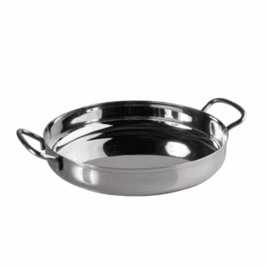 מחבת שקשוקה נירוסטה מנה אישית 2 ידיות 18 ס"מ ARCOSTEEL
