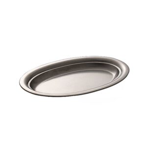 צלחת אובלית נירוסטה דגים עמוקה 30 ס"מ רטרו Alfa Steel